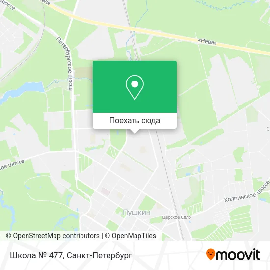 Карта Школа № 477