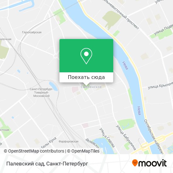 Карта Палевский сад