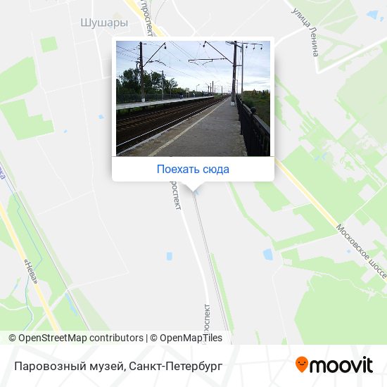 Карта Паровозный музей