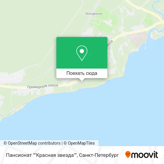 Карта Пансионат ""Красная звезда""