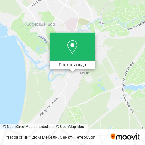Карта ""Нарвский"" дом мебели