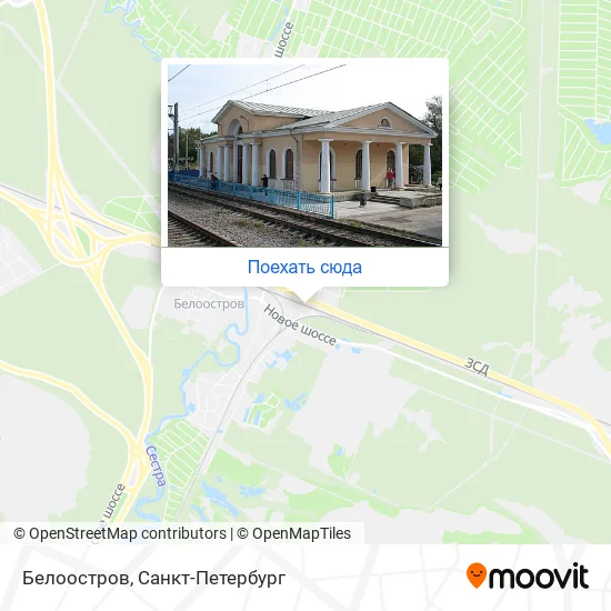 Карта Белоостров