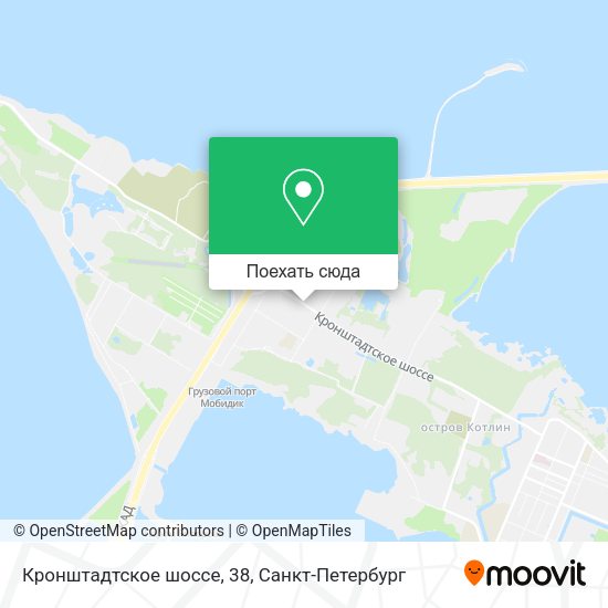 Карта Кронштадтское шоссе, 38
