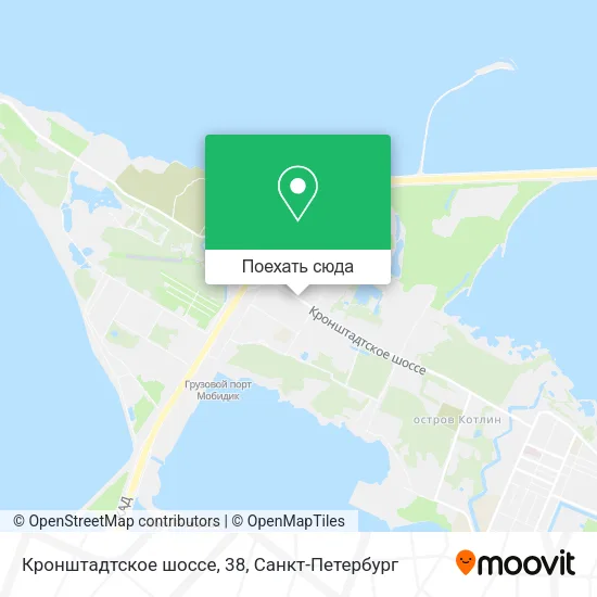 Карта Кронштадтское шоссе, 38