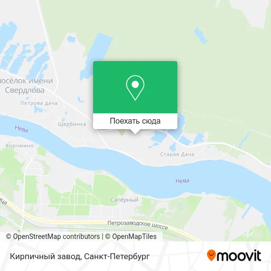 Карта Кирпичный завод