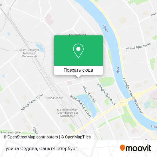 Карта улица Седова