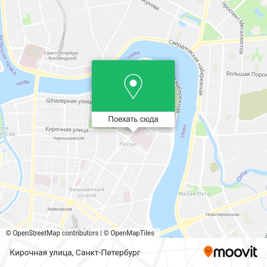 Карта Кирочная улица