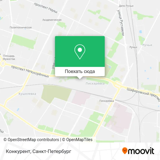 Карта Конкурент