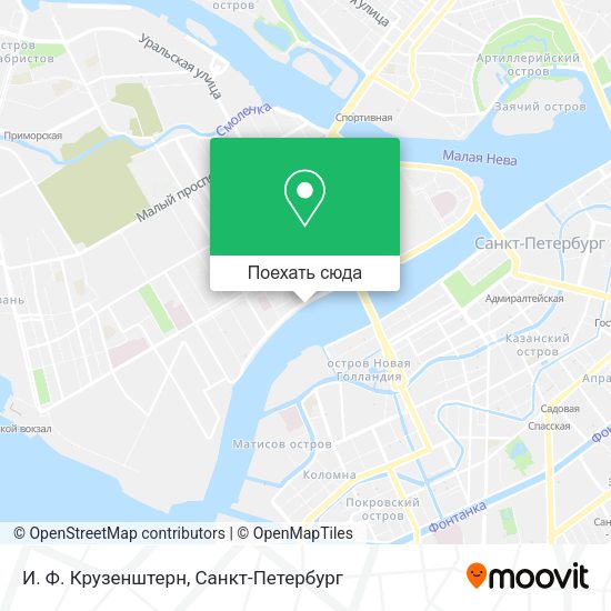 Карта И. Ф. Крузенштерн