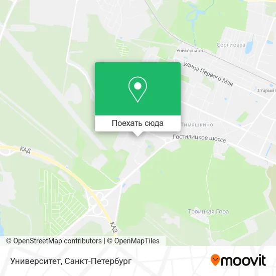 Карта Университет