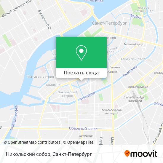Карта Никольский собор