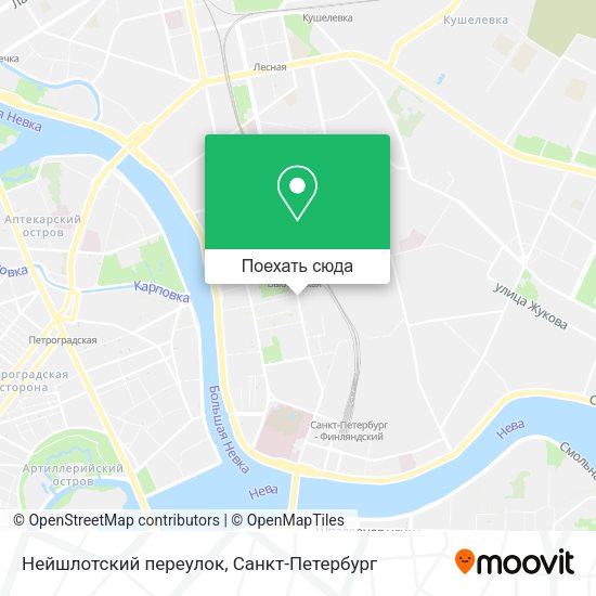 Карта Нейшлотский переулок