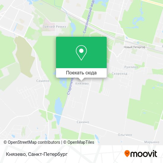 Карта Князево