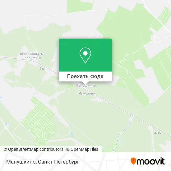 Карта Манушкино