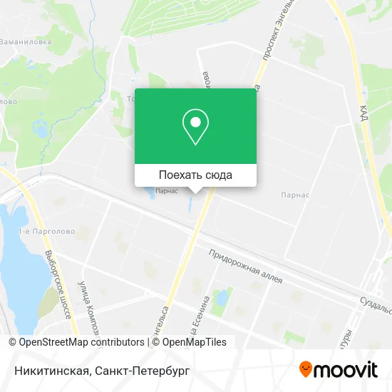 Карта Никитинская