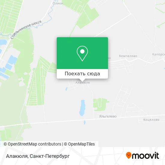 Карта Алакюля