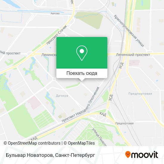 Карта Бульвар Новаторов