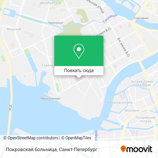 Карта Покровская больница