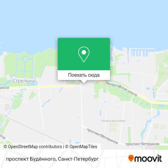 Карта проспект Будённого