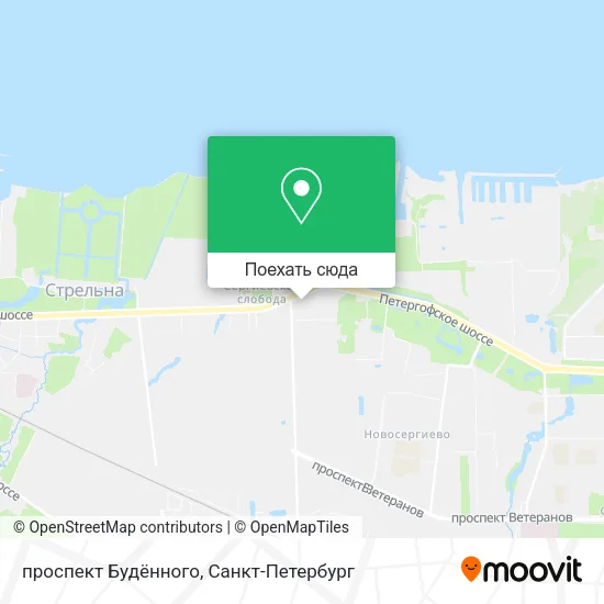 Карта проспект Будённого