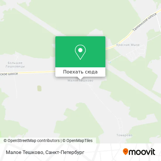 Карта Малое Тешково