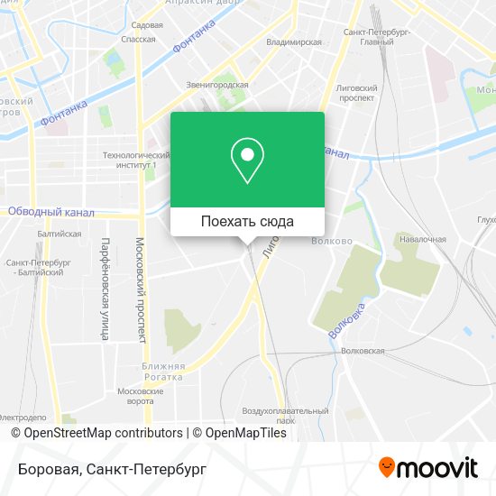 Карта Боровая