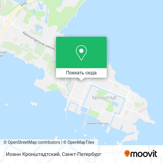 Карта Иоанн Кронштадтский
