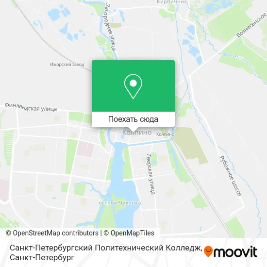 Карта Санкт-Петербургский Политехнический Колледж