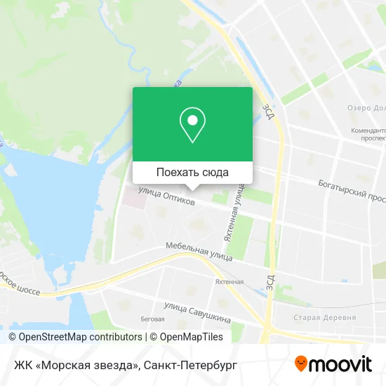 Карта ЖК «Морская звезда»