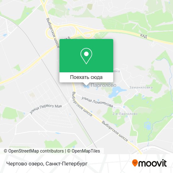 Карта Чертово озеро