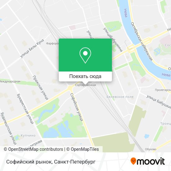 Карта Софийский рынок