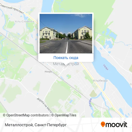 Карта Металлострой