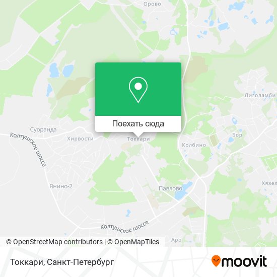 Карта Токкари