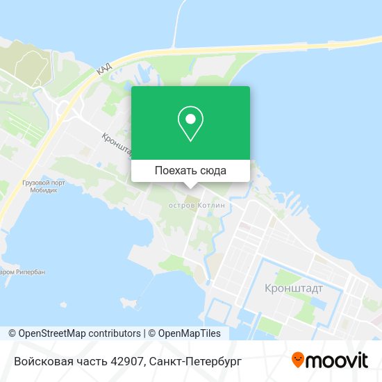 Карта Войсковая часть 42907