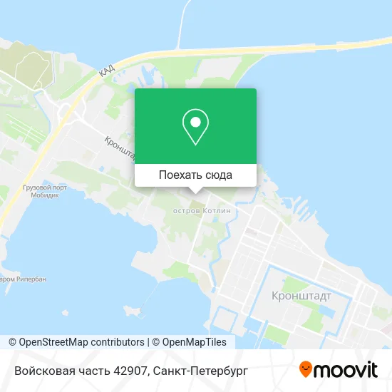 Карта Войсковая часть 42907