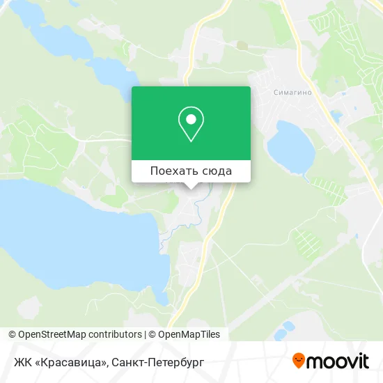 Карта ЖК «Красавица»