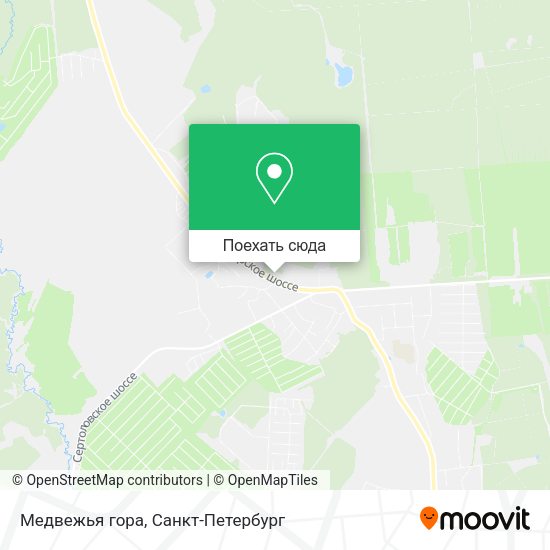 Карта Медвежья гора