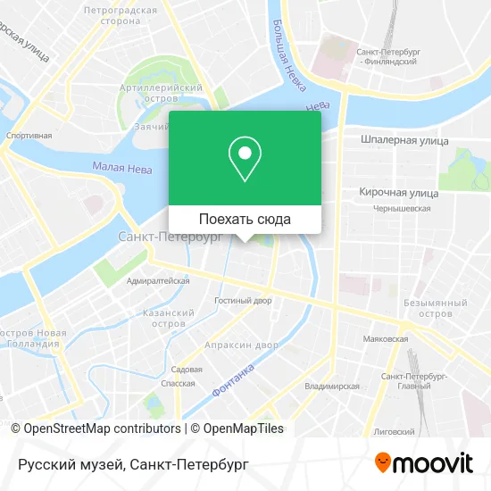 Карта Русский музей