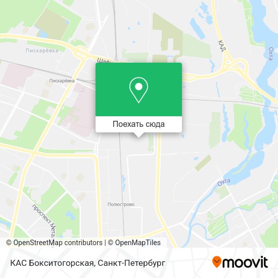 Карта КАС Бокситогорская