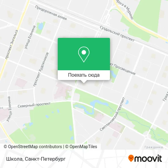 Карта Школа