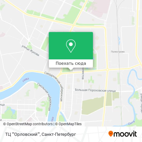 Карта ТЦ ""Орловский""