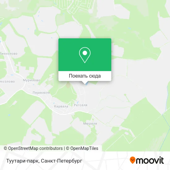 Карта Туутари-парк