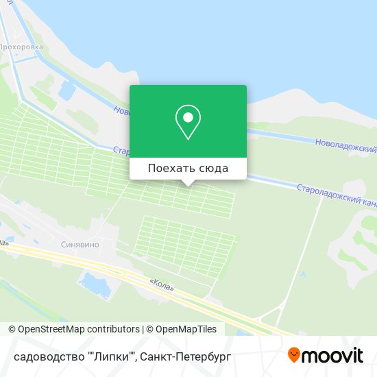 Карта садоводство ""Липки""