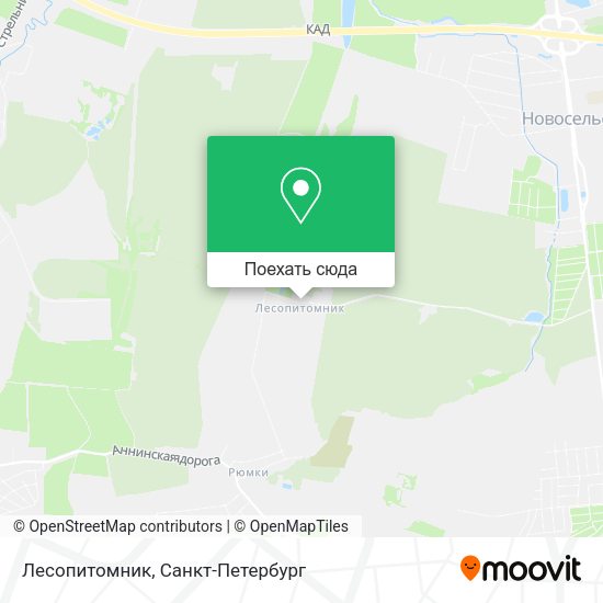 Карта Лесопитомник