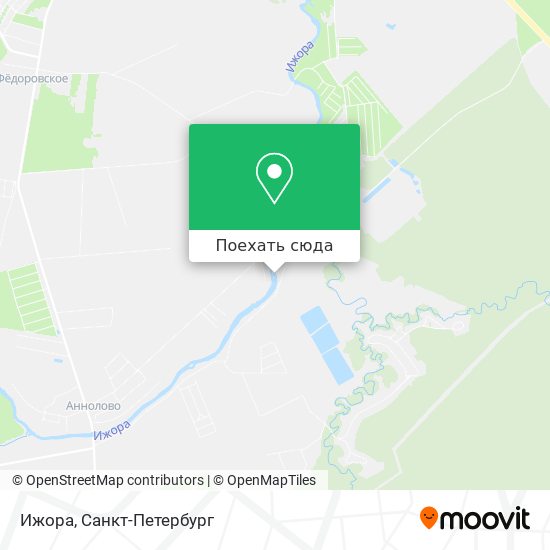 Карта Ижора