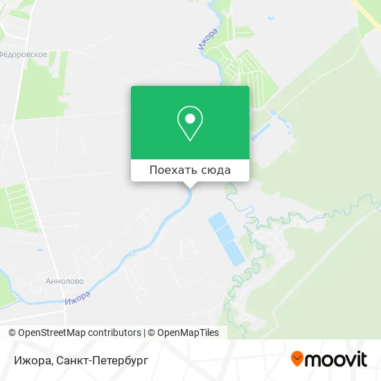 Карта Ижора