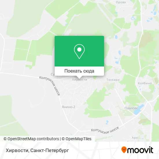 Карта Хирвости