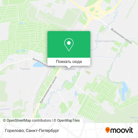 Карта Горелово