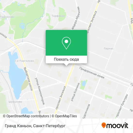 Карта Гранд Каньон