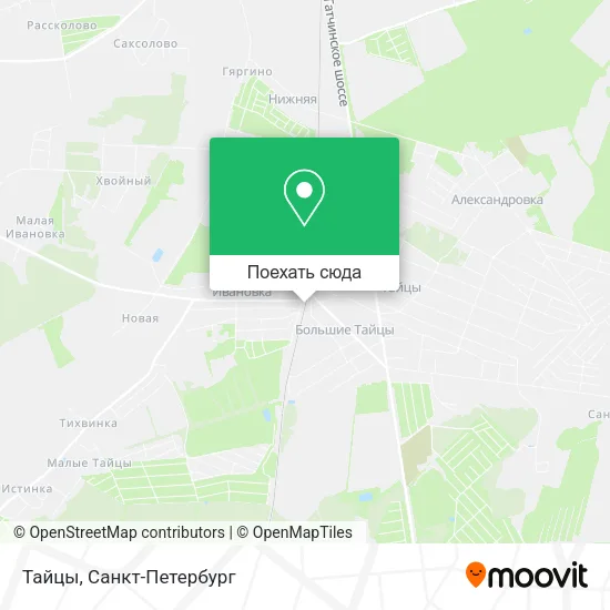 Карта Тайцы
